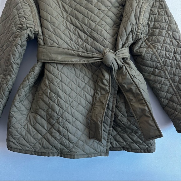 FRAME Quilted Drape Neck Coat/Jacket - Picture 4 of 13